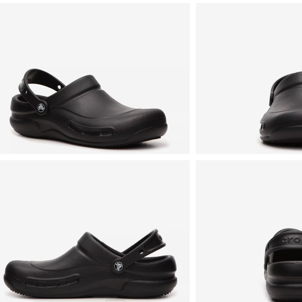 NWoT Crocs Bistro Clog, Black, mens size 10